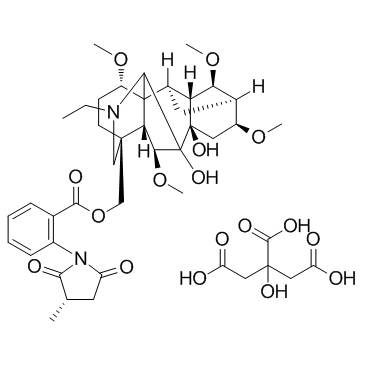 Methyllycaconitine柠檬酸盐