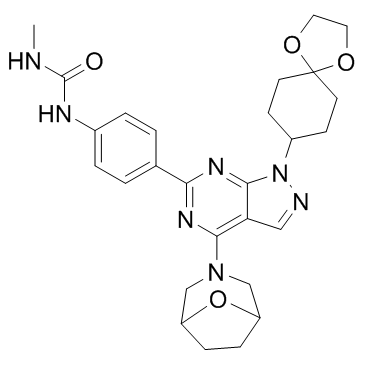 N-[4-[1-(1,4-二氧杂螺[4.5]癸烷-8-基)-4-(8-氧杂-3-氮杂双环[3.2.1]辛烷-3-基)-1H-吡唑并[3,4-D]嘧啶-6-基]苯