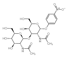 2-乙酰氧基-3-O-(2-乙酰氧基-2-脱氧-B-D-吡喃糖苷)-2-脱氧-A-D-半乳糖苷-4-硝基苯酯