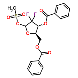 2,2-二氟-1-甲磺酰氧基-2-脱氧核糖-3,5-二苯甲酸酯