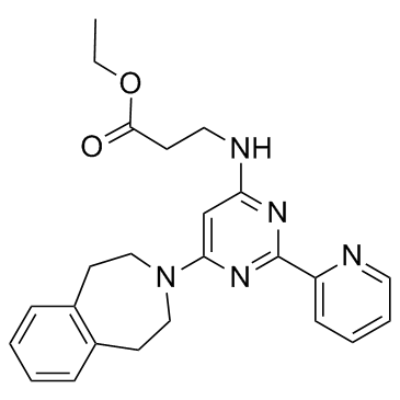 N-[2-(2-吡啶基)-6-(1,2,4,5-四氢-3H-3-苯并氮杂卓-3-基)-4-嘧啶基]-BETA-丙氨酸乙酯