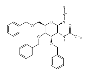 2-乙酰氨基-3,4,6-三-O-苄基-2-脱氧-Β-D-吡喃葡萄糖酰基叠氮化物