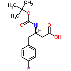 (S)-N-叔丁氧羰基-3-氨基-4-(4-氟苯基)丁酸