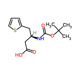 N-叔丁氧羰基-(R)-3-氨基-4-(2-噻吩基)丁酸