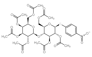 4-硝基苯基 4-O-(2,3,4,6-O-四乙酰基-beta-D-吡喃半乳糖基)-2,3,6-O-三乙酰基-beta-D-硫代吡喃葡萄糖苷