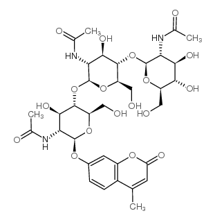 4-甲基伞形酮基Β-D-N,N`,N``-三乙酰基壳三糖苷