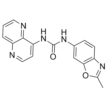 1-(2-甲基苯并[D]噁唑-6-基)-3-(1,5-萘啶-4-基)脲