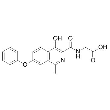 N-[(4-羟基-1-甲基-7-苯氧基-3-异喹啉)羰基]甘氨酸