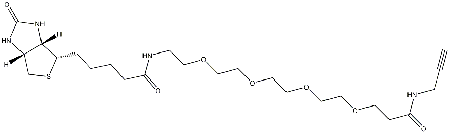 (3AS,4S,6AR)-六氢-2-氧代-N-(15-氧代-3,6,9,12-四氧杂-16-氮杂十九碳-18-炔-1-基)-1H-噻吩并[3,4-D]咪唑-4-