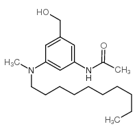 3-(N-乙酰胺基)-5-(N-癸基-N-甲胺基)苄醇