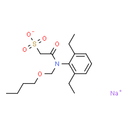 2-[(2,6-二乙基苯基)(丁氧基甲基)胺基]-2-氧代-乙磺酸 钠盐