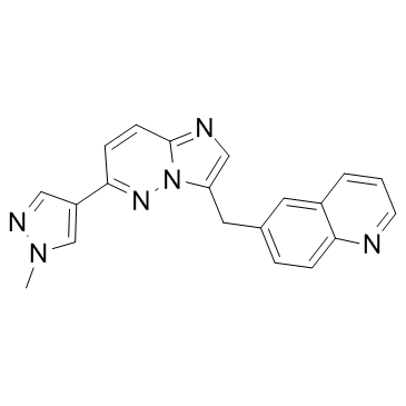 6-[[6-(1-甲基-1H-吡唑-4-基)咪唑并[1,2-B]哒嗪-3-基]甲基]喹啉