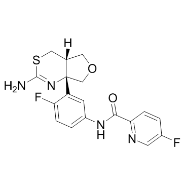 N-[3-[(4AS,7AS)-2-氨基-4A,5-二氢-4H-呋喃并[3,4-D][1,3]噻嗪-7A(7H)-基]-4-氟苯基]-5-氟-2-吡啶甲酰胺