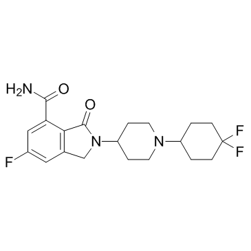 2-[1-(4,4-二氟环己基)-4-哌啶基]-6-氟-2,3-二氢-3-氧代-1H-异吲哚-4-甲酰胺