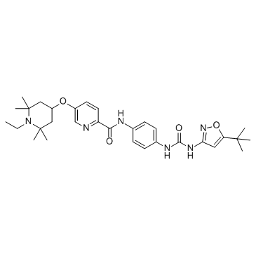 N-[4-[[[[5-(叔丁基)-3-异恶唑基]氨基]羰基]氨基]苯基]-5-[(1-乙基-2,2,6,6-四甲基-4-哌啶基)氧基]-2-吡啶甲酰胺