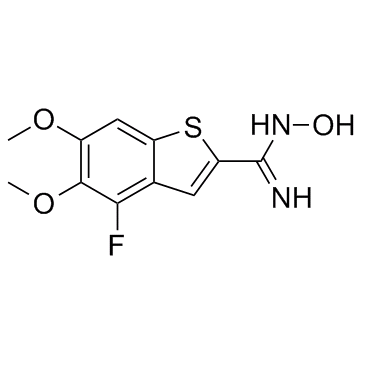 苯并[b]噻吩-2-甲酰亚胺,4-氟-N-羟基-5,6-二甲氧基-