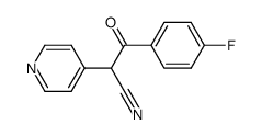 2-(4-吡啶基)-3-(4-氟苯基)-3-氧代丙腈