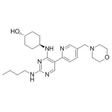 反式-4-[[2-(丁基氨基)-5-[5-(4-吗啉基甲基)-2-吡啶基]-4-嘧啶基]氨基]环己醇