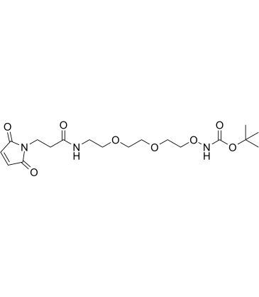 Mal-amide-PEG2-oxyamine-Boc