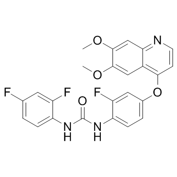 N-(2,4-二氟苯基)-N'-[4-[(6,7-二甲氧基-4-喹啉基)氧基]-2-氟苯基]脲