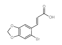 2-溴-4,5-亚甲基二氧肉桂酸