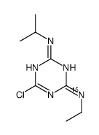 2-氯-4-乙胺基-15N-6-异丙胺基-三嗪