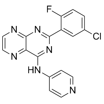 2-(5-氯-2-氟苯基)-N-4-吡啶基-4-蝶啶胺