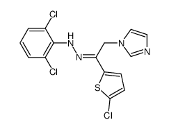 (E)-1-(5-氯-2-噻吩基-2-(1H)-咪唑-1-基)乙酮(2,6-二氯苯基)腙盐酸盐