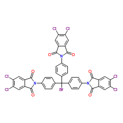 4,4',4''-三(4,5-二氯邻苯二甲酰亚胺苯基)甲基溴