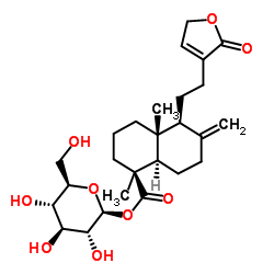 BETA-D-吡喃葡萄糖 1-[(1S,4AS,5R,8AR)-5-[2-(2,5-二氢-2-氧代-3-呋喃基)乙基]十氢-1,4A-二甲基-6-亚甲基-1-萘